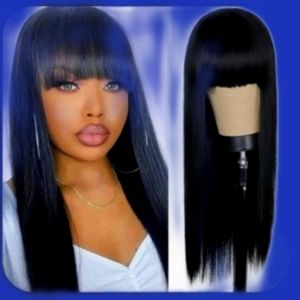 Brazilian Straight Wig 18-inches 100 % Human Hair